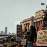 Hero image for Africa3000 showing Kenya’s politics, fuel pressure, civic debate, and youth mobilization ahead of the 2027 election.
