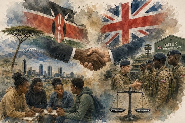 Young Kenyans, a Nairobi market and public institutions represent economic pressure, employment concerns and institutional trust.